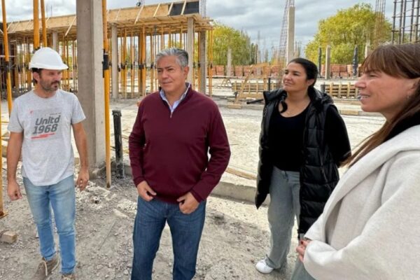 Avanzan los trabajos en la EPET 25, una obra educativa priorizada en Plottier