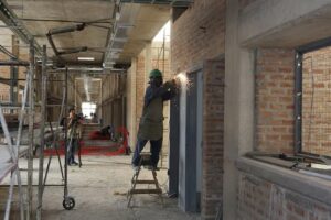 El edificio de la EPET N° 25 de Plottier ya supera el 50 por ciento de ejecución
